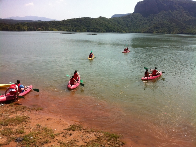 Paseando en piragua